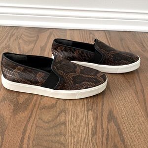 Vince Womens Sneakers Snake Leather Blair 7